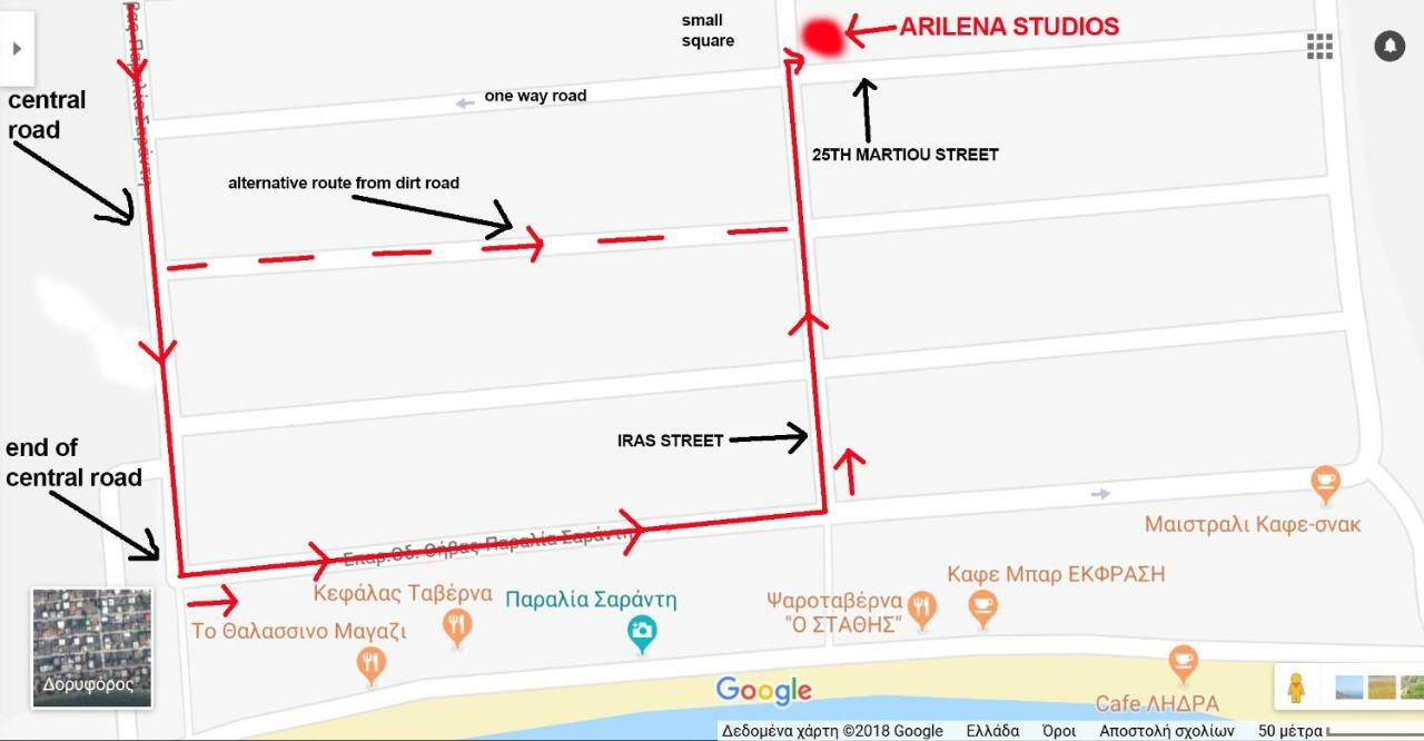 Arilena Studios Paralia  Esterno foto